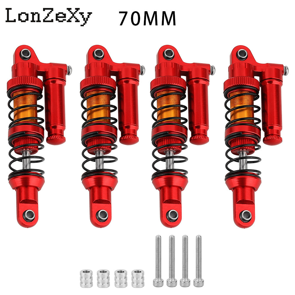 LONZEXY Metal Shock Damper Set for 1/10 Tamiya 4pcs