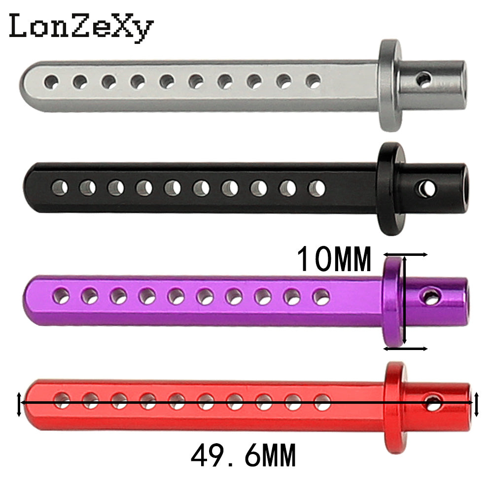 Lonzexy Metal Body Post Mount Pillar with R Pins for SCX10