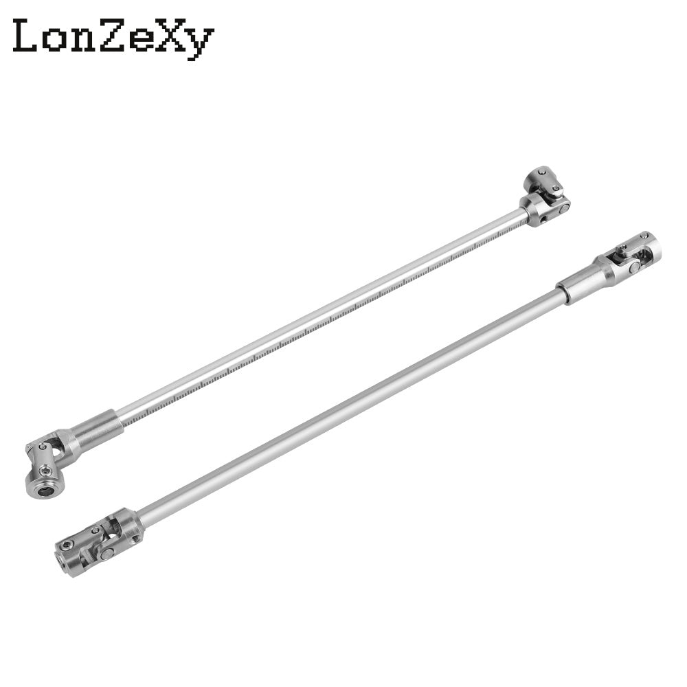 LONZEXY Stainless Steel Driveshaft for Traxxas SCX10 Capra Redcat