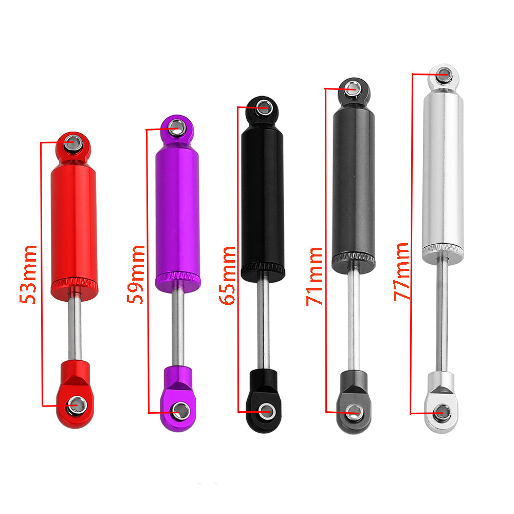 LonZeXy 4PCS Internal Oil Shock Absorber 53/59/65/71/77mm Damper For Traxxas TRX4M 1/18 RC Crawler Aluminum Suspension Upgrade Parts