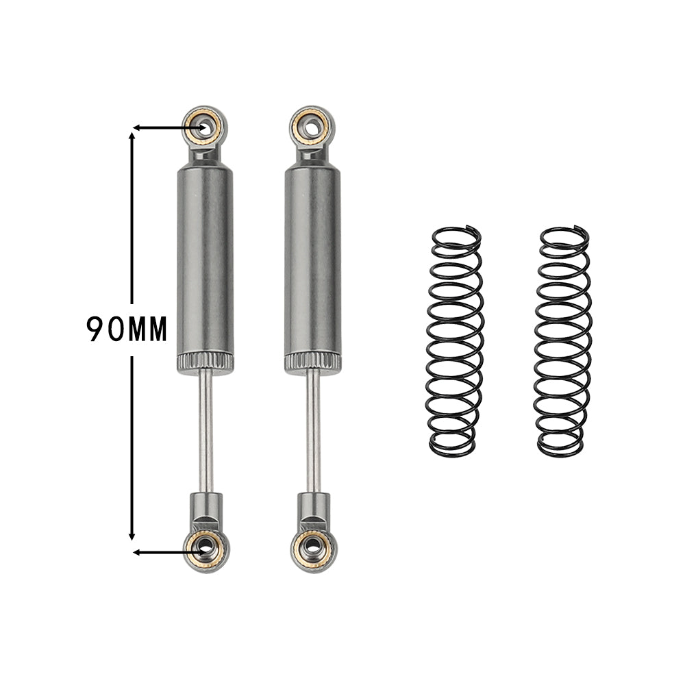LonZeXy 1/10 RC Crawler Metal Oil Shock Absorber 70/80/90/100/110mm Adjustable Damper For SCX10 TRX4 D90 RC Car Upgrade Parts