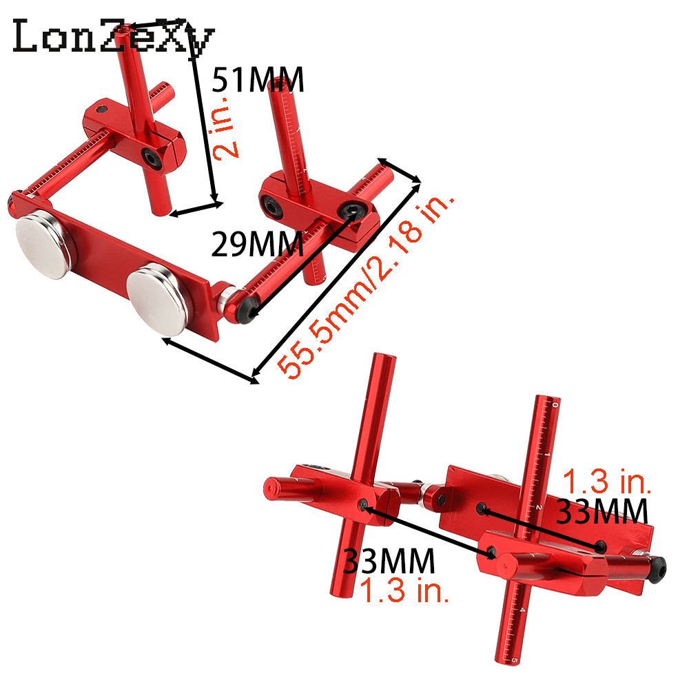 LONZEXY Magnetic Body Shell Mount Column Kit for Sakura TT-01 TT-02