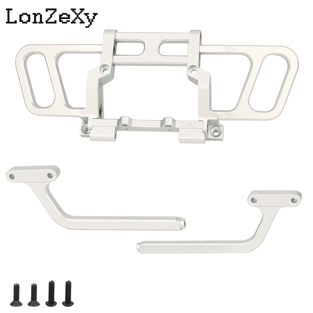 LONZEXY Aluminum Alloy Front Bumper Bull Bar for Axial Wraith 1/10