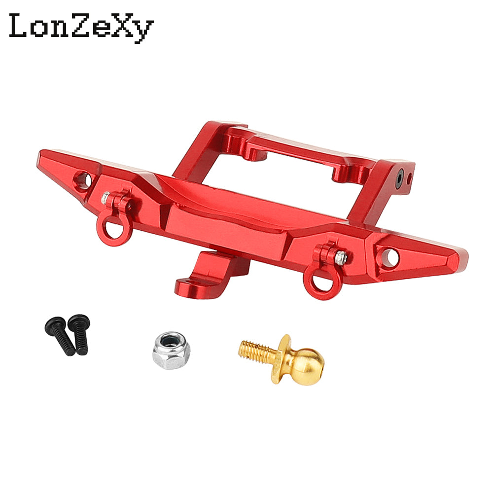 LONZEXY Metal Rear Bumper with D-rings for Traxxas TRX-4