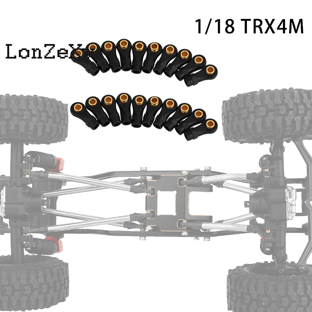 LONZEXY Ball Head Holder Tie Rod End M2 Linkage 10pcs