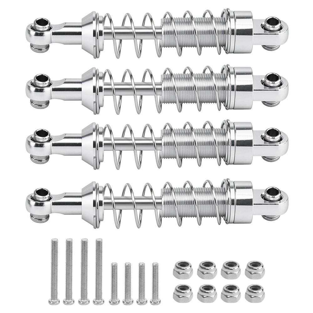 59mm Full Length Shocks Absorber 28.7g for MN 1/12 RC Crawler, Aluminum Internal Spring Damper