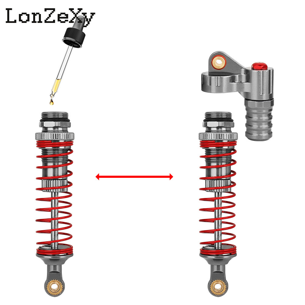 LONZEXY Alloy Shock Damper for SCX10 4PCS