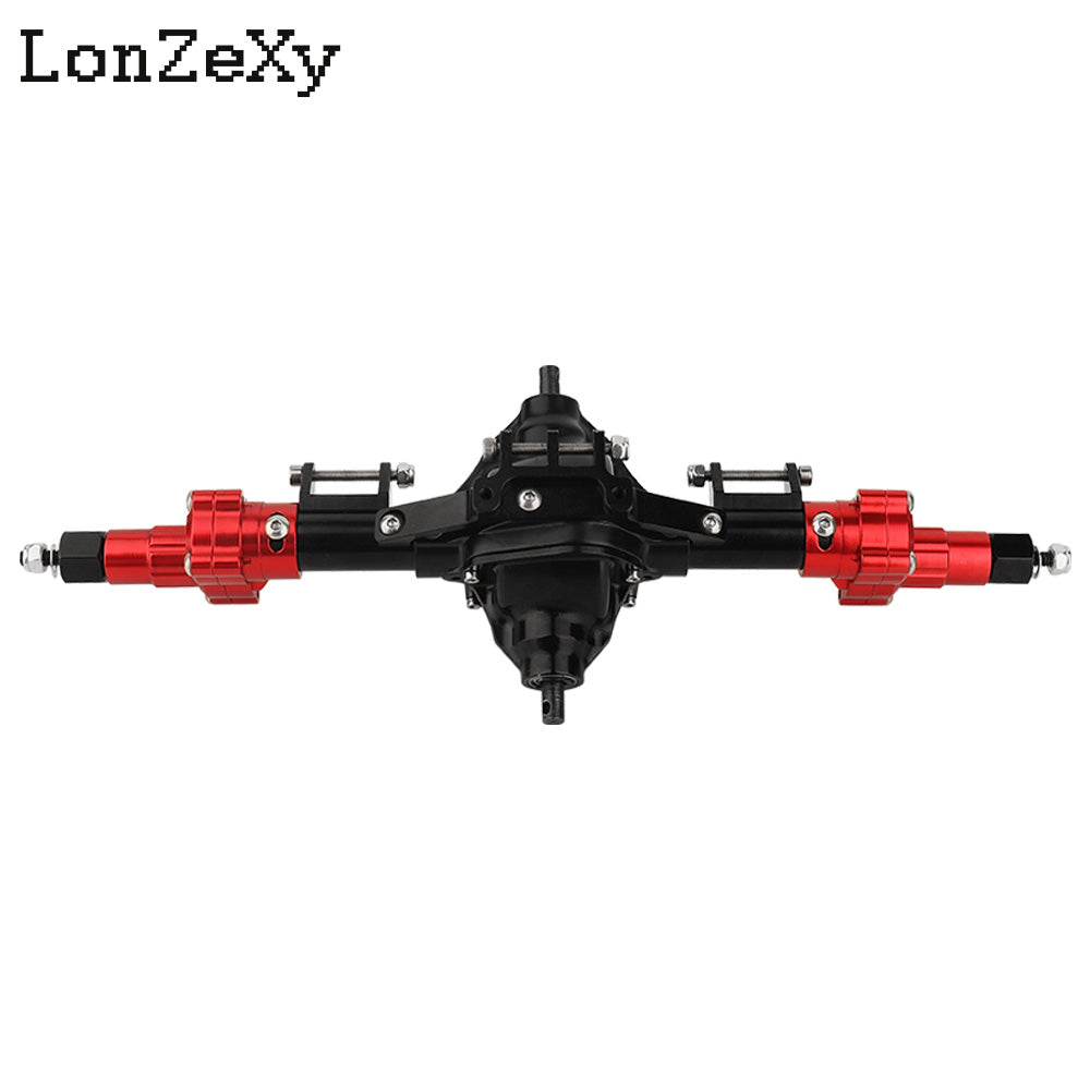 LONZEXY Metal Front Rear Axle Servo Steering Rod for SCX10 II