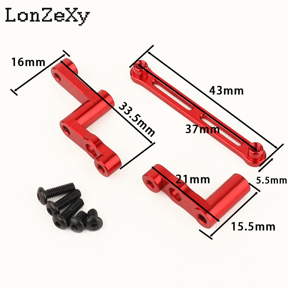 LONZEXY Metal Steering Parts for MJX Hyper Go 1/14