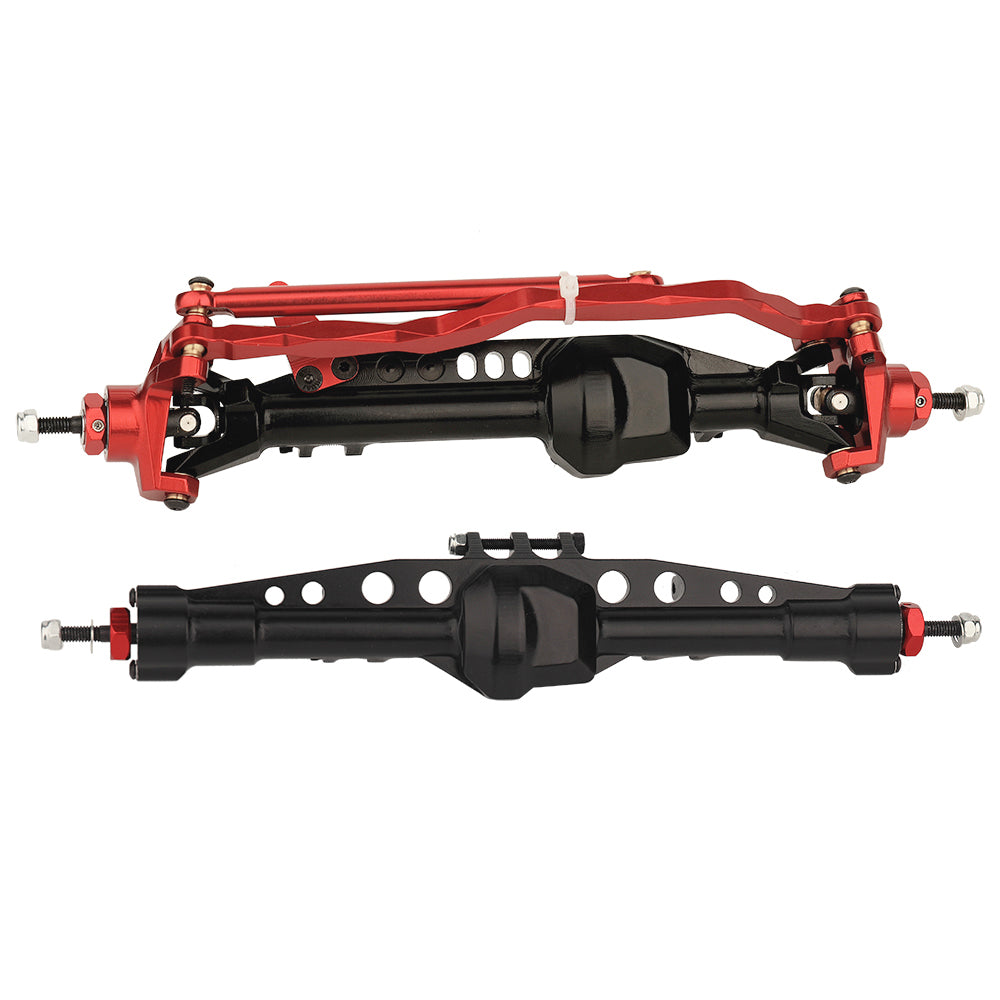 LonZeXy Metal Front Rear Axle Assembly For 1/10 RC Crawler Axial SCX10 III Ford Bronco AXI03014, RC Car Upgrade Replacement Parts