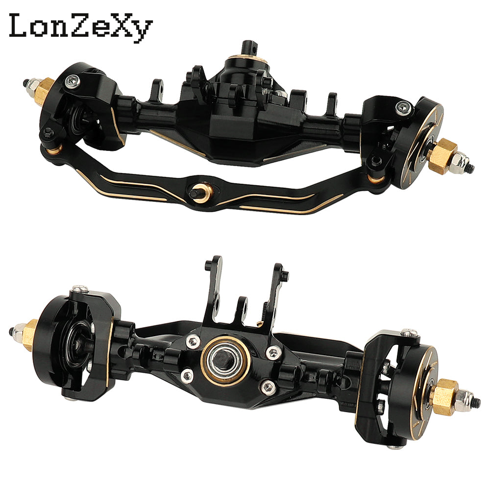 LONZEXY+4mm Aluminum Axles with Lay Down Servo Mount & Links for 1/18 TRX4M TRX4MT