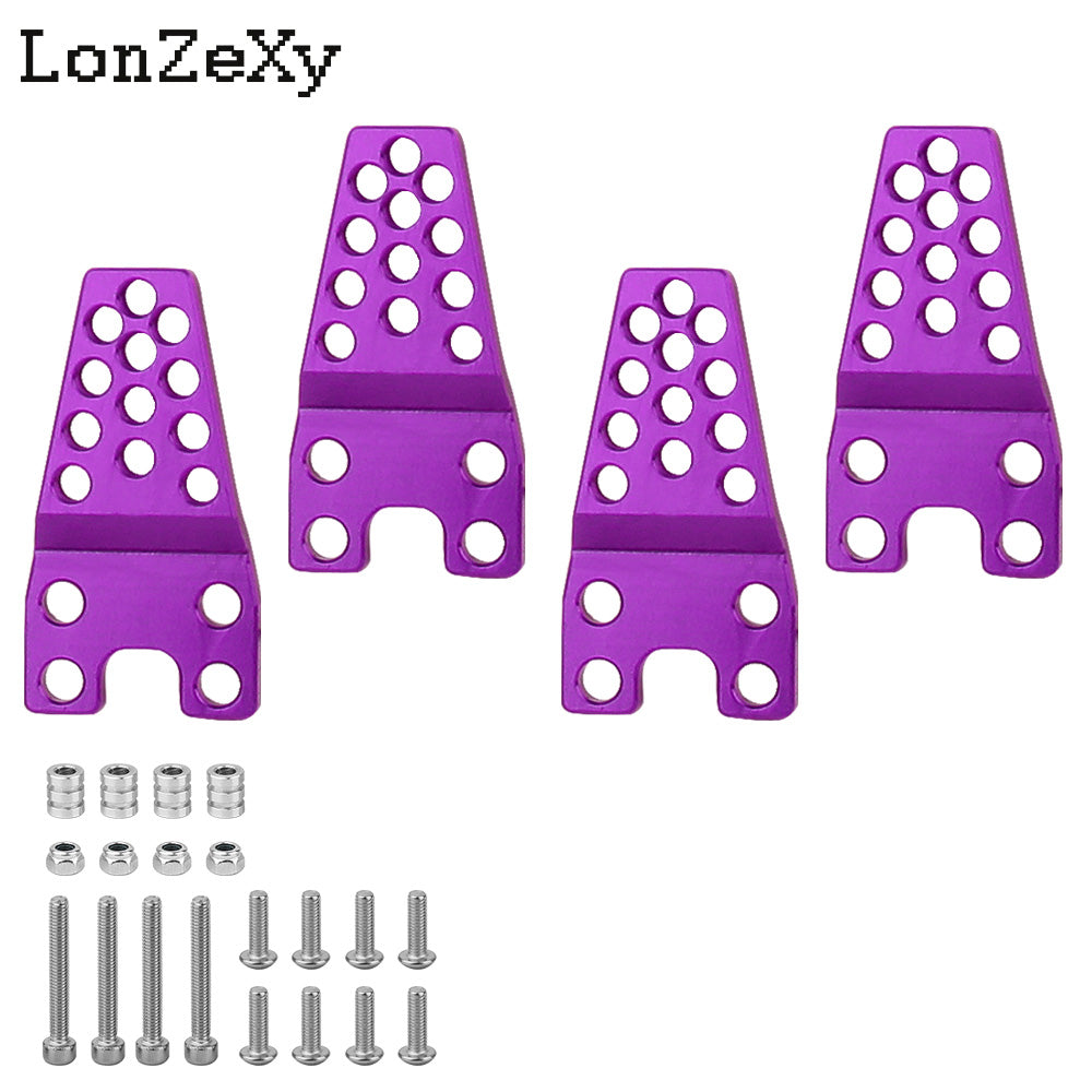 LONZEXY Metal Adjust Height Angle Stand Suspension Kit 4Pcs for TRX-4 SCX10 SCX10-II