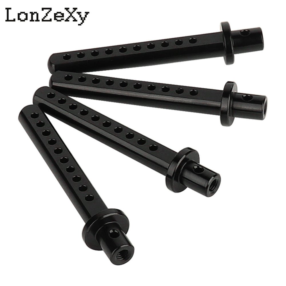 Lonzexy Metal Body Post Mount Pillar with R Pins for SCX10