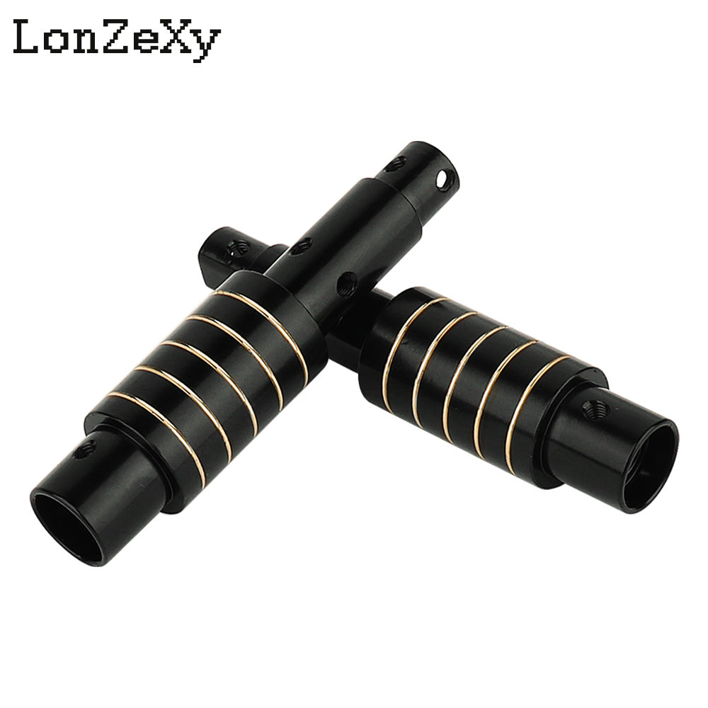 LONZEXY Brass Rear Axle Tube 1 Pair for SCX10 Pro