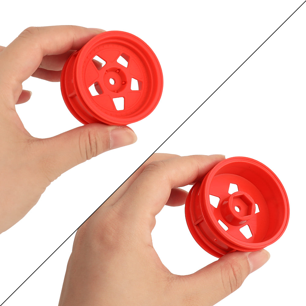 1/10 RC On-Road Car Plastic Wheel Rims Style B 47g 12mm Hex Multi Color Empty Hubs RC Modification Parts