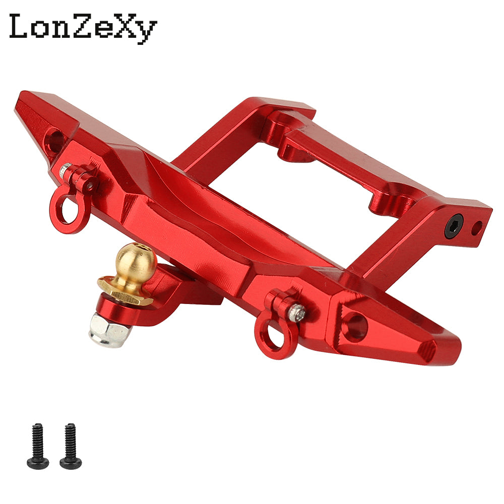 LONZEXY Metal Rear Bumper with D-rings for Traxxas TRX-4