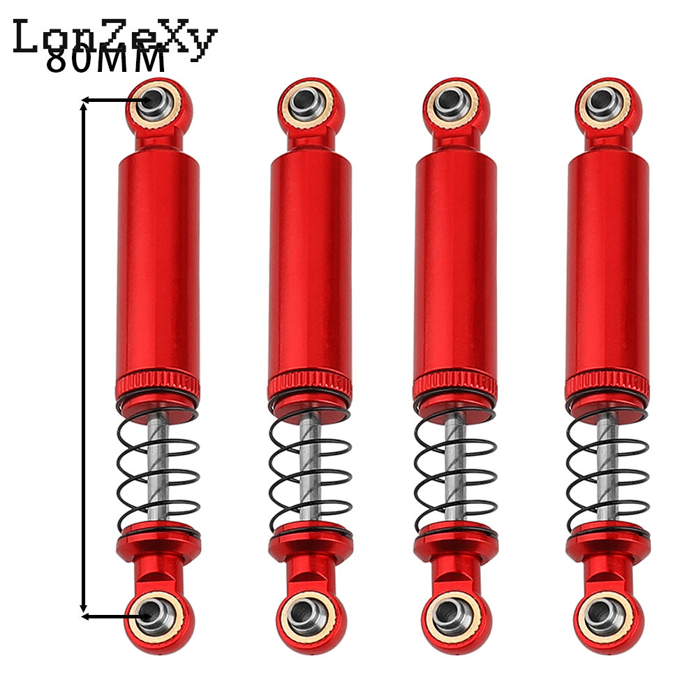 LONZEXY Oil Adjustable Shock Set for SCX10