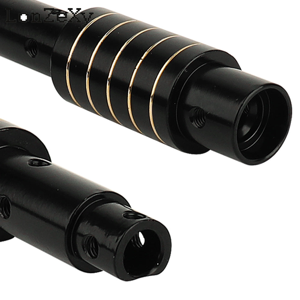 LONZEXY Brass Rear Axle Tube 1 Pair for SCX10 Pro