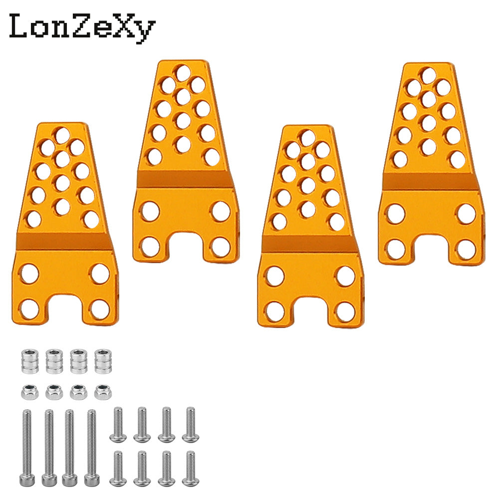 LONZEXY Metal Adjust Height Angle Stand Suspension Kit 4Pcs for TRX-4 SCX10 SCX10-II