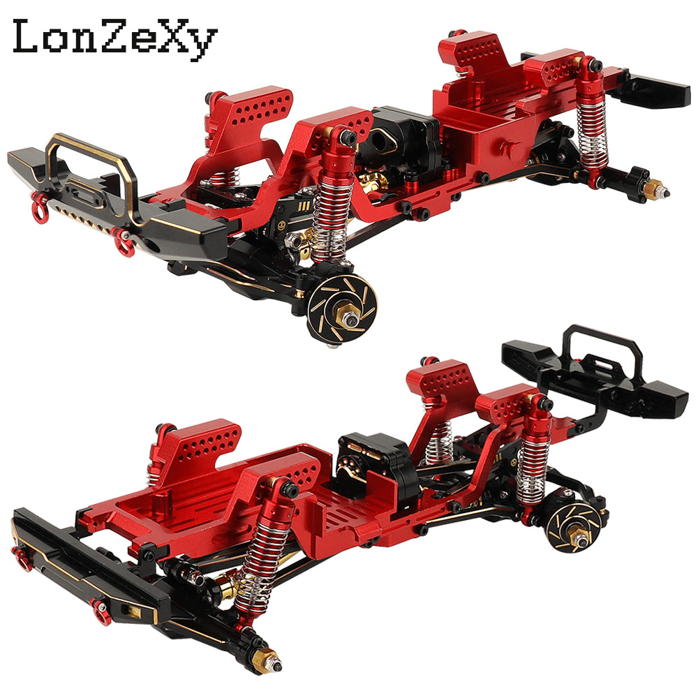 LONZEXY Aluminum Frame Kit+Dumper Fit for TRX4m