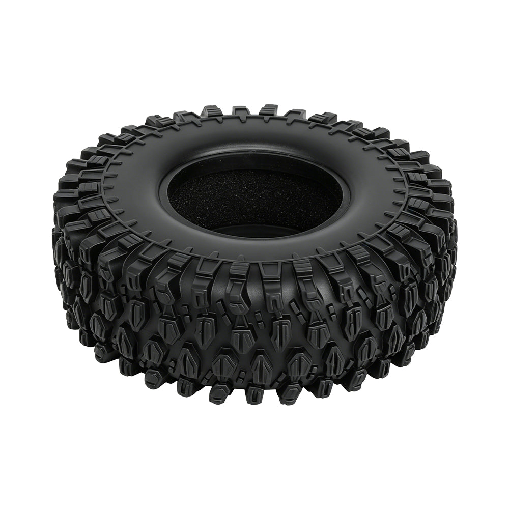 LonZeXy 1.9 Inch Rubber Tires For 1/10 RC Crawler, Outer Diameter 111mm Off Road Climbing Car Tyres Replacement Parts For SCX10 TRX4
