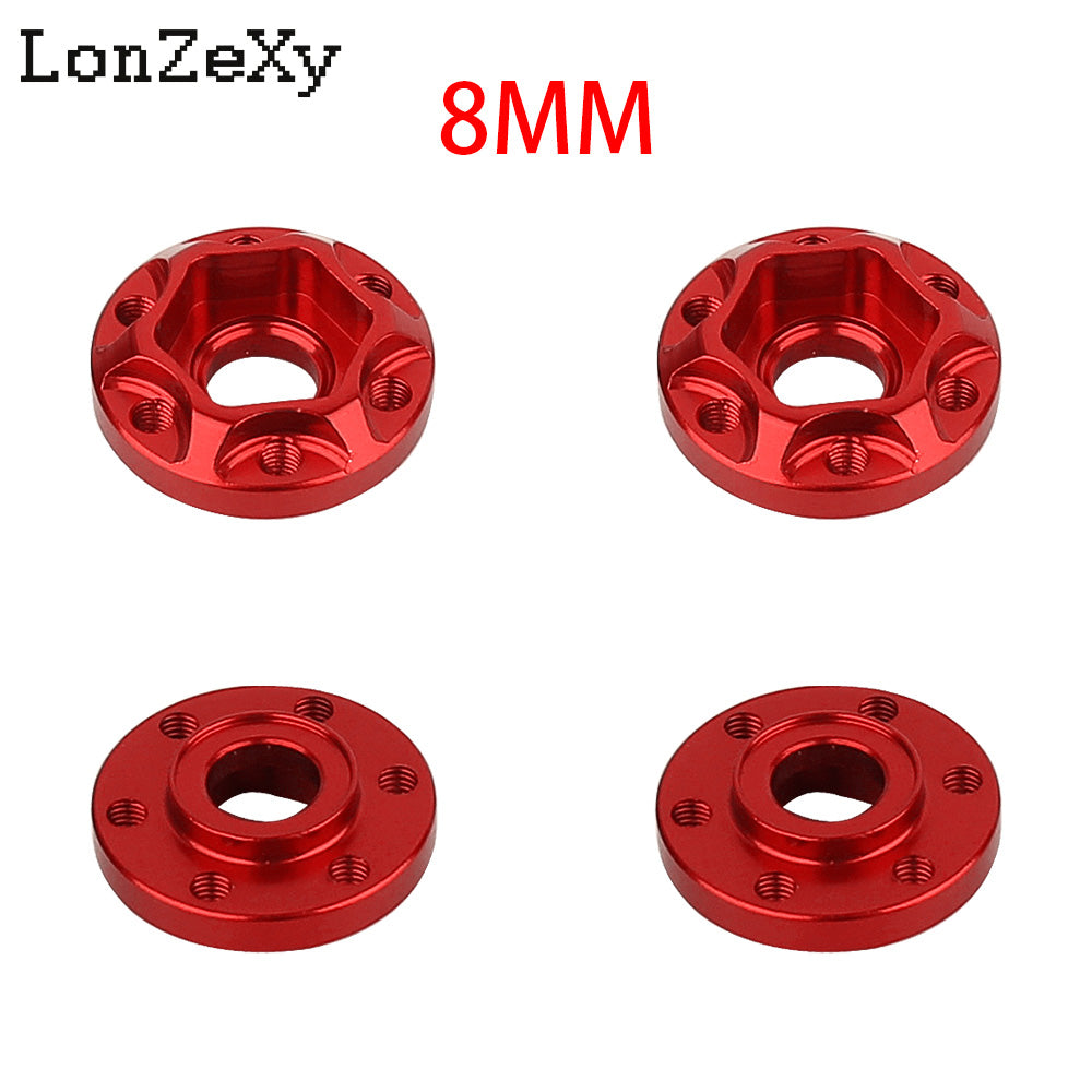 LONZEXY Metal Adapters Hex for 1.9inch 2.2inch Wheel Rim 4Pcs for Scx10 Trx4 Wraith