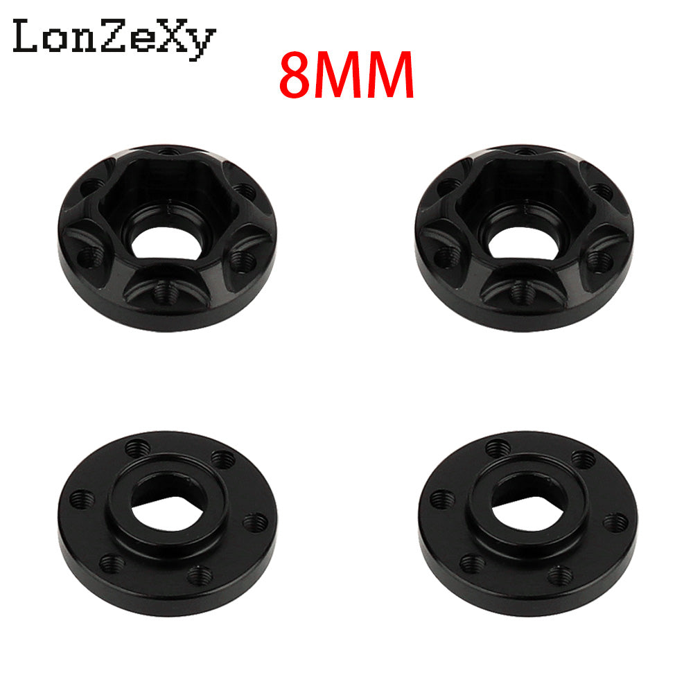 LONZEXY Metal Adapters Hex for 1.9inch 2.2inch Wheel Rim 4Pcs for Scx10 Trx4 Wraith