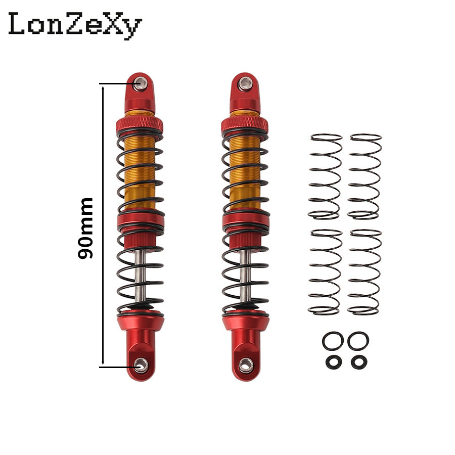 LONZEXY Absorber Set 4pcs for 1/10 SCX10 AXI231017 TRX-4