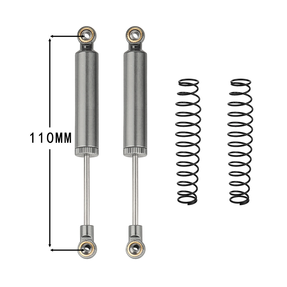 LonZeXy 1/10 RC Crawler Metal Oil Shock Absorber 70/80/90/100/110mm Adjustable Damper For SCX10 TRX4 D90 RC Car Upgrade Parts