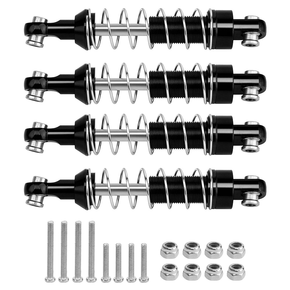 59mm Full Length Shocks Absorber 28.7g for MN 1/12 RC Crawler, Aluminum Internal Spring Damper