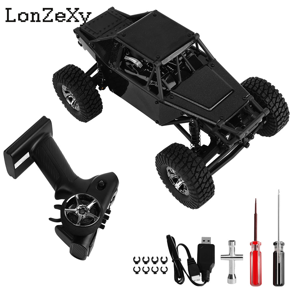 Lonzexy UDX24 RC Model Car 1:24 Scale Mini Crawler For DIY (No Brush Version)