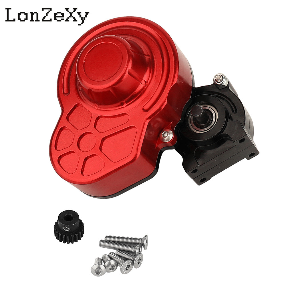 LONZEXY Complete Metal Transmission Gearbox+Gear for SCX10