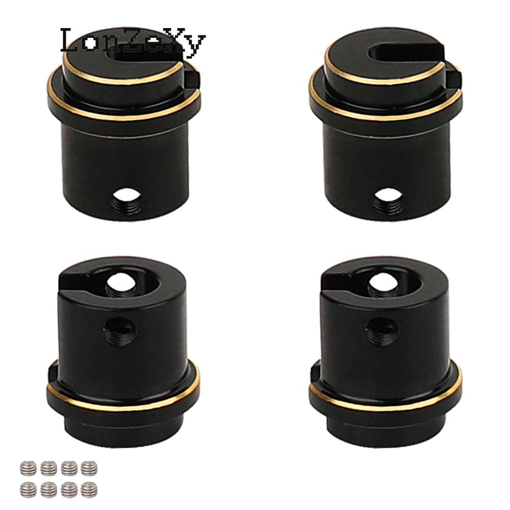 LONZEXY Brass Front Steering Knuckles for SCX10 II