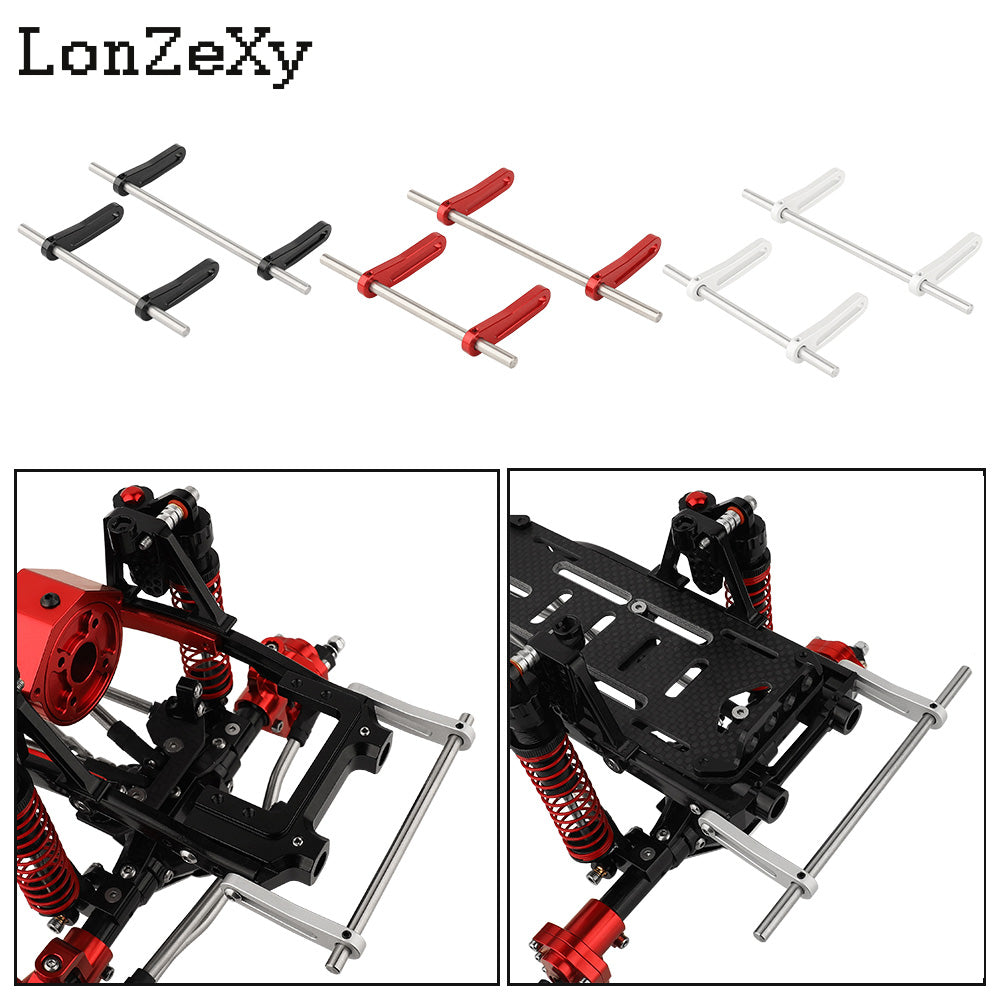 LONZEXY Metal Front Rear Modular Bumper for 1/10 LCG TRX4 TRX6 SCX10 Capra