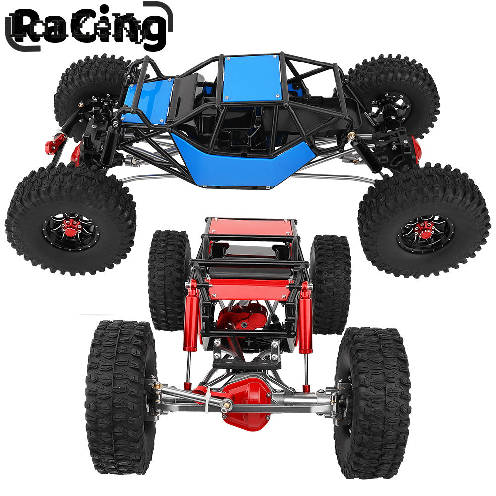 LONZEXY Wheelbase 310mm Frame Chassis+Nylon Tube Roll Cage for SCX10 TRX4(Wheels)