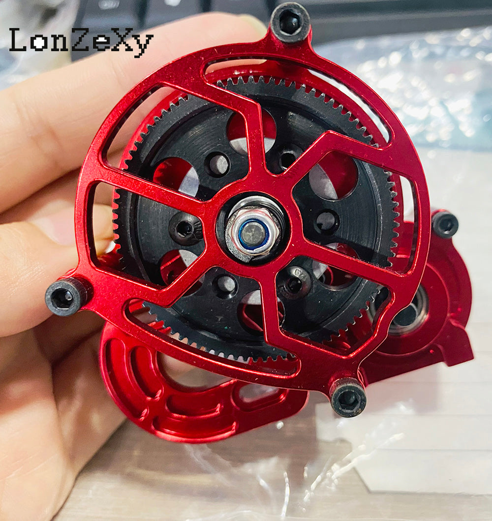 LONZEXY Metal Transmission Gearbox+Motor for SCX10