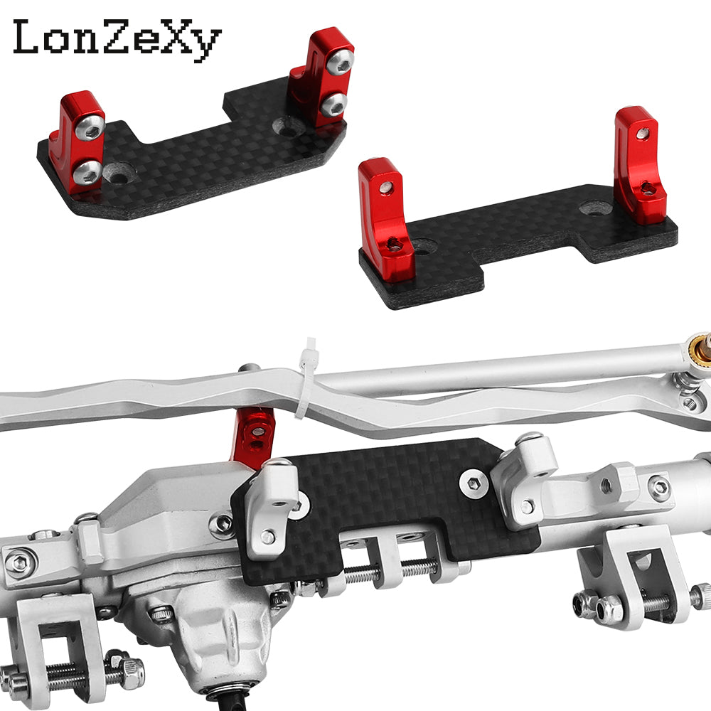 LONZEXY Carbon Fiber Servo Mount for Axial 1/10 RR10 Wraith 90045 90056