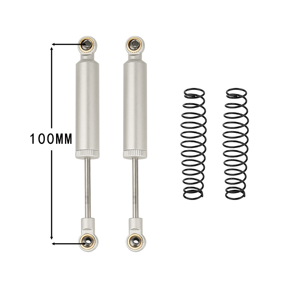 LonZeXy 1/10 RC Crawler Metal Oil Shock Absorber 70/80/90/100/110mm Adjustable Damper For SCX10 TRX4 D90 RC Car Upgrade Parts