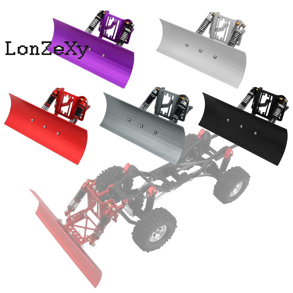 LONZEXY Aluminum Alloy Snow Plow Blade Kit for SCX10 II