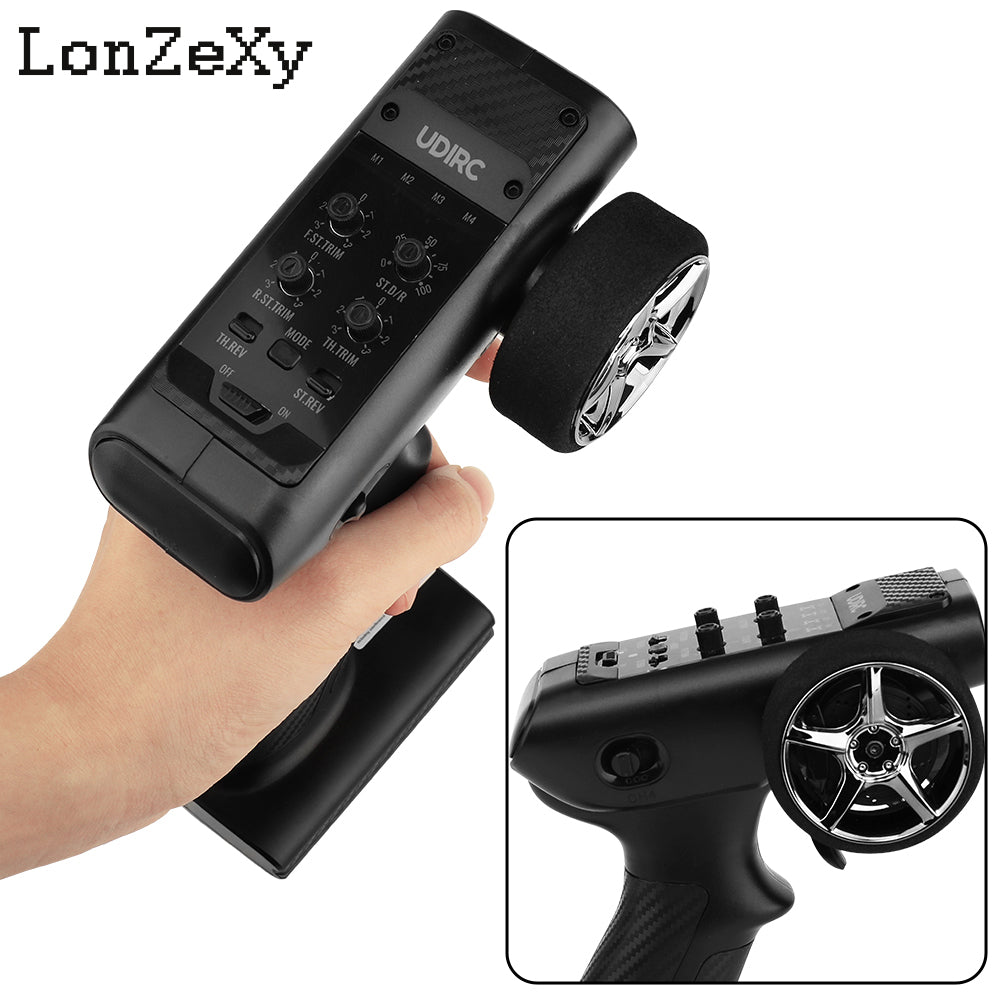 Lonzexy UDX24 RC Model Car 1:24 Scale Mini Crawler For DIY (No Brush Version)