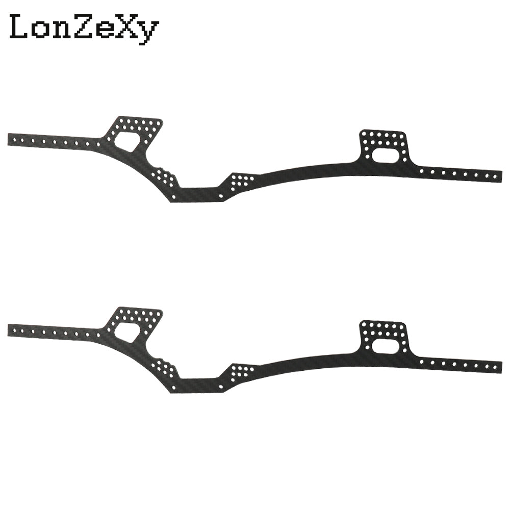 LONZEXY Carbon Fiber Frame Rails 1/10 LCG SCX10 I II