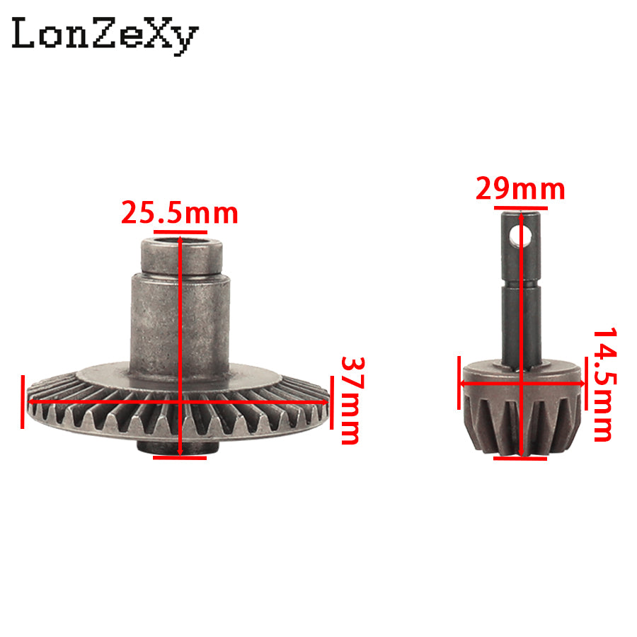 LONZEXY Aluminum Aolly Front & Rear Axle Gear for Axial SCX10 D90 Wraith Axle