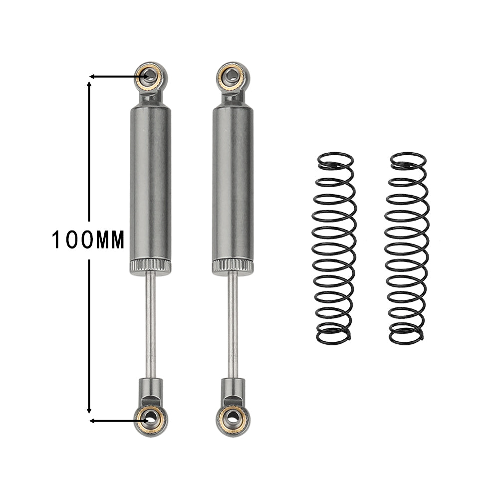LonZeXy 1/10 RC Crawler Metal Oil Shock Absorber 70/80/90/100/110mm Adjustable Damper For SCX10 TRX4 D90 RC Car Upgrade Parts