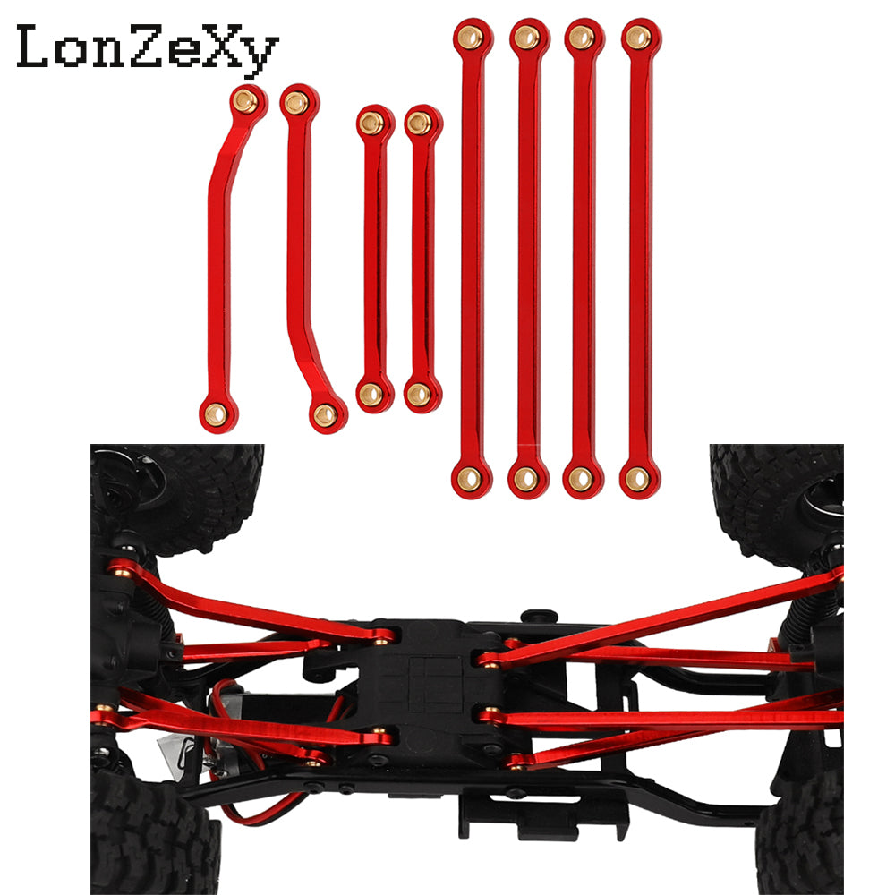 LONZEXY Stainless Steel High Clearance Links Set for 1/18 TRX4M Defender Bronco