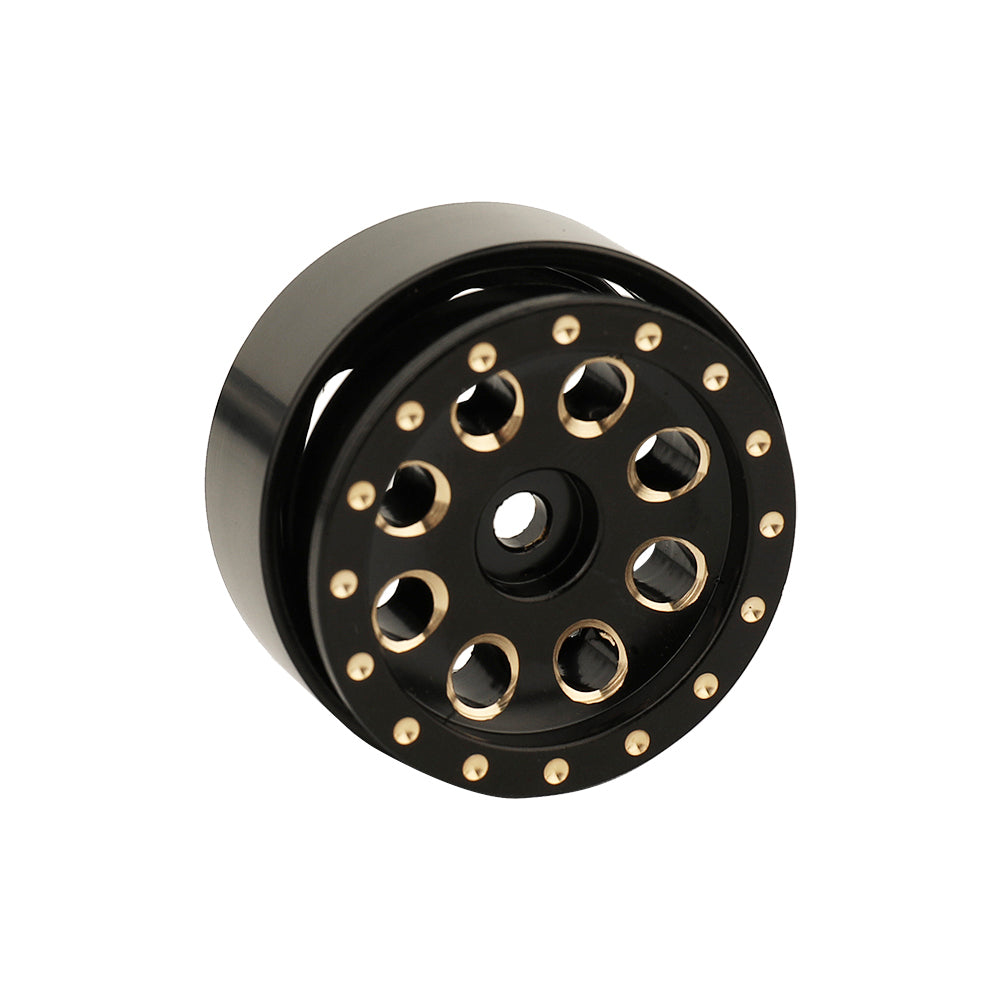 LonZeXy 1/18 1/24 RC Crawler Brass Wheel Hub 4Pcs Total 175g Metal Heavy Weight Wheel Rims RC Model Car Upgrade Parts