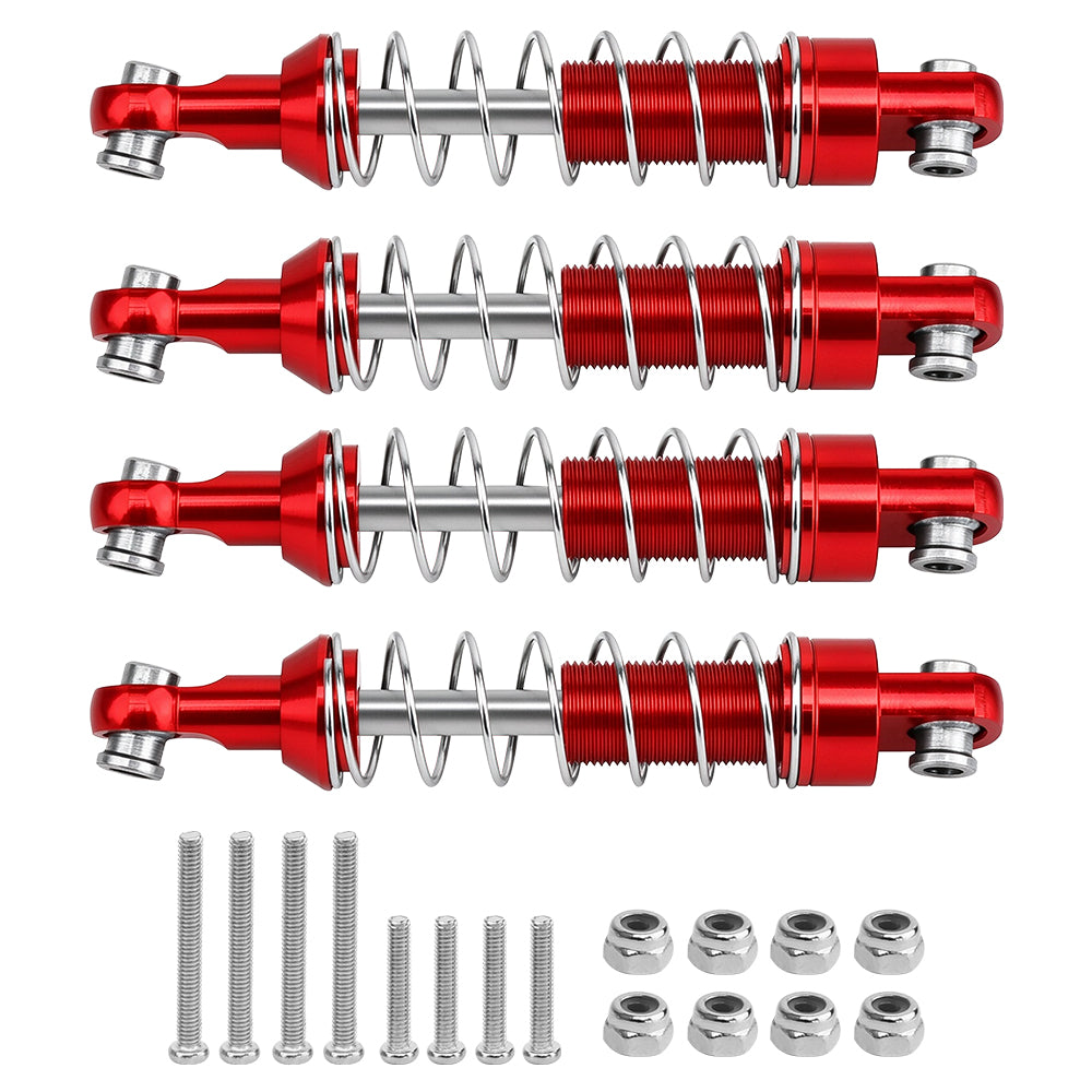 59mm Full Length Shocks Absorber 28.7g for MN 1/12 RC Crawler, Aluminum Internal Spring Damper