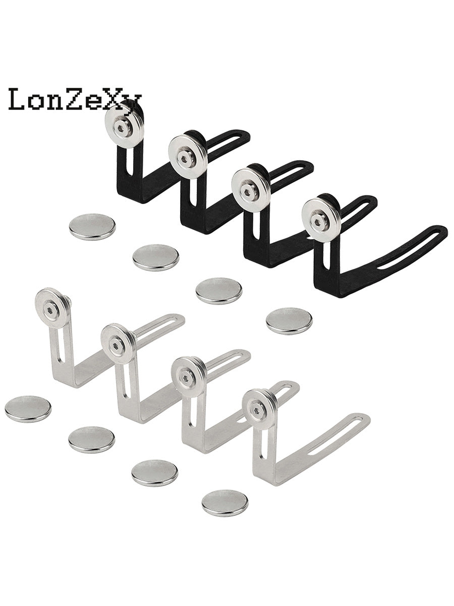 LONZEXY Car Shell Body Mount L-Bracket 4 pcs for SCX10