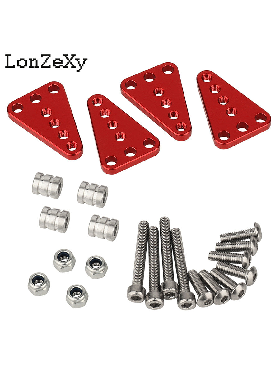 LONZEXY 51mm Adjustable Rear Shock Mount for SCX10