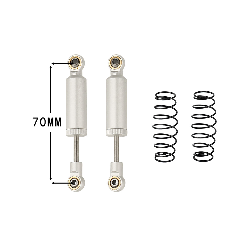 LonZeXy 1/10 RC Crawler Metal Oil Shock Absorber 70/80/90/100/110mm Adjustable Damper For SCX10 TRX4 D90 RC Car Upgrade Parts