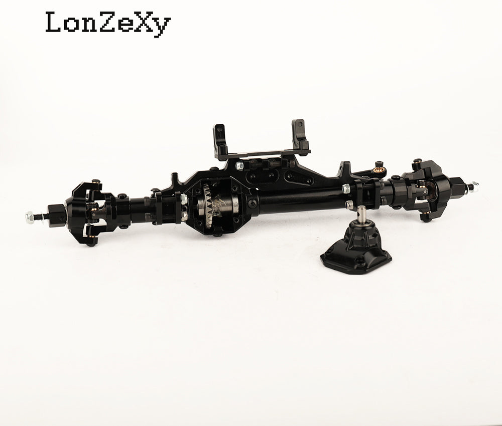 LONZEXY Complete Metal Front / Rear Axle Set for 1/10 RC Rock Crawler Axial Wraith